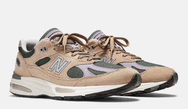 New Balance Made in UK 991V2 "Cement/Douglas Fir" U991DL2